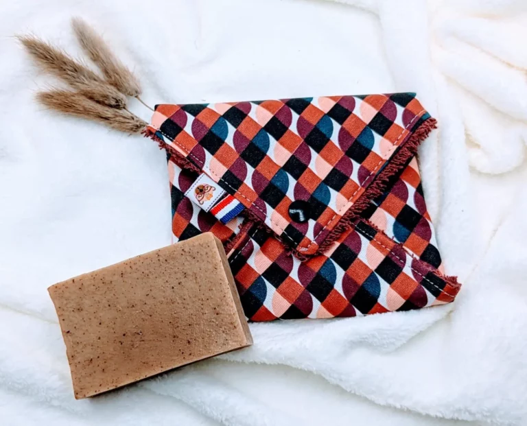 Pochette kimono marron