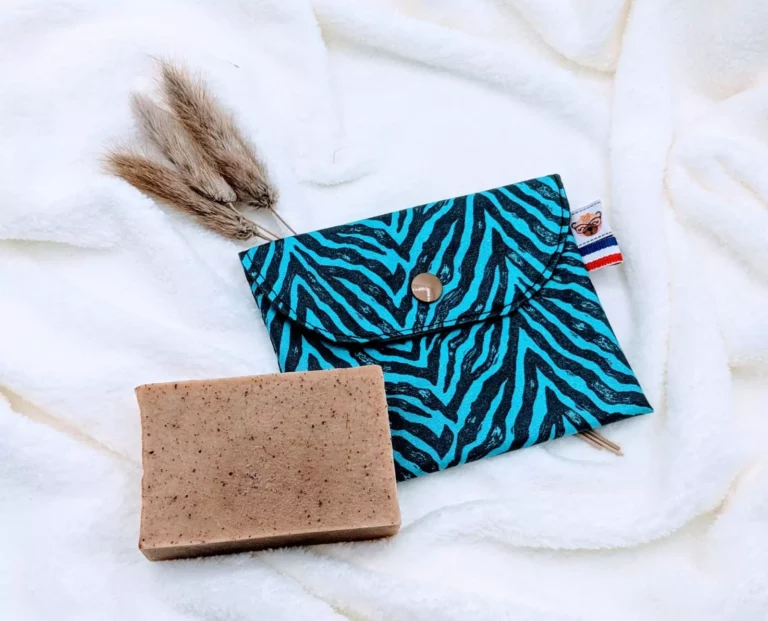 pochette pression zébré