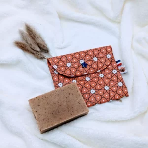 pochette pression orange