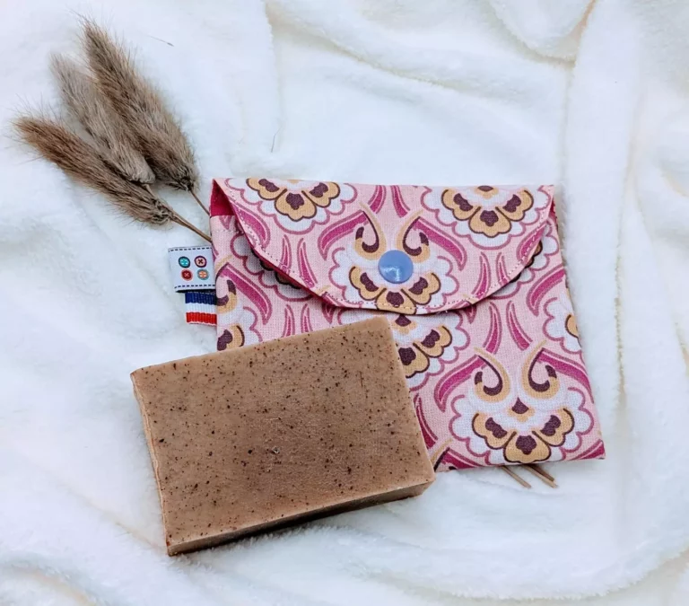 pochette pression rose