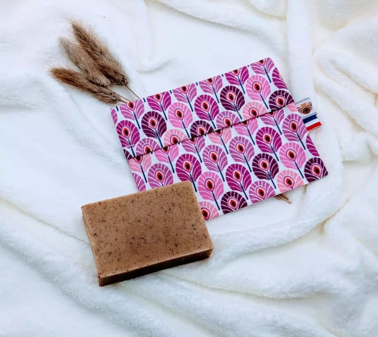 pochette sandwich rose et violette