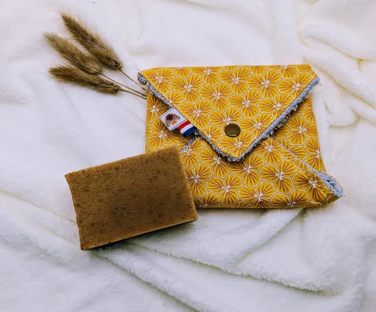 pochette kimono jaune