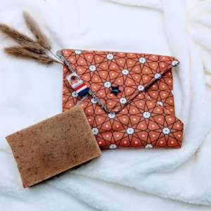 pochette kimono orange