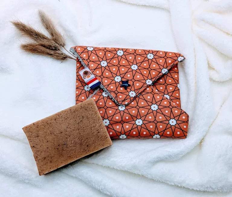 pochette kimono orange
