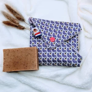 pochette kimono violette