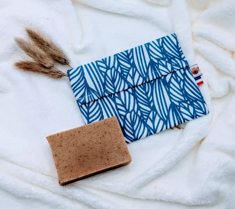 pochette sandwich bleue