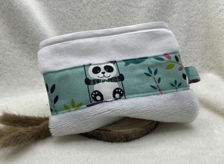 gant de toilette panda